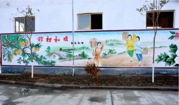 剑河乡镇文化墙 乡风文明焕发新活力