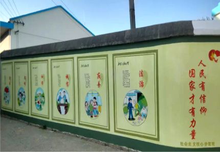  剑河文化墙施工攻略